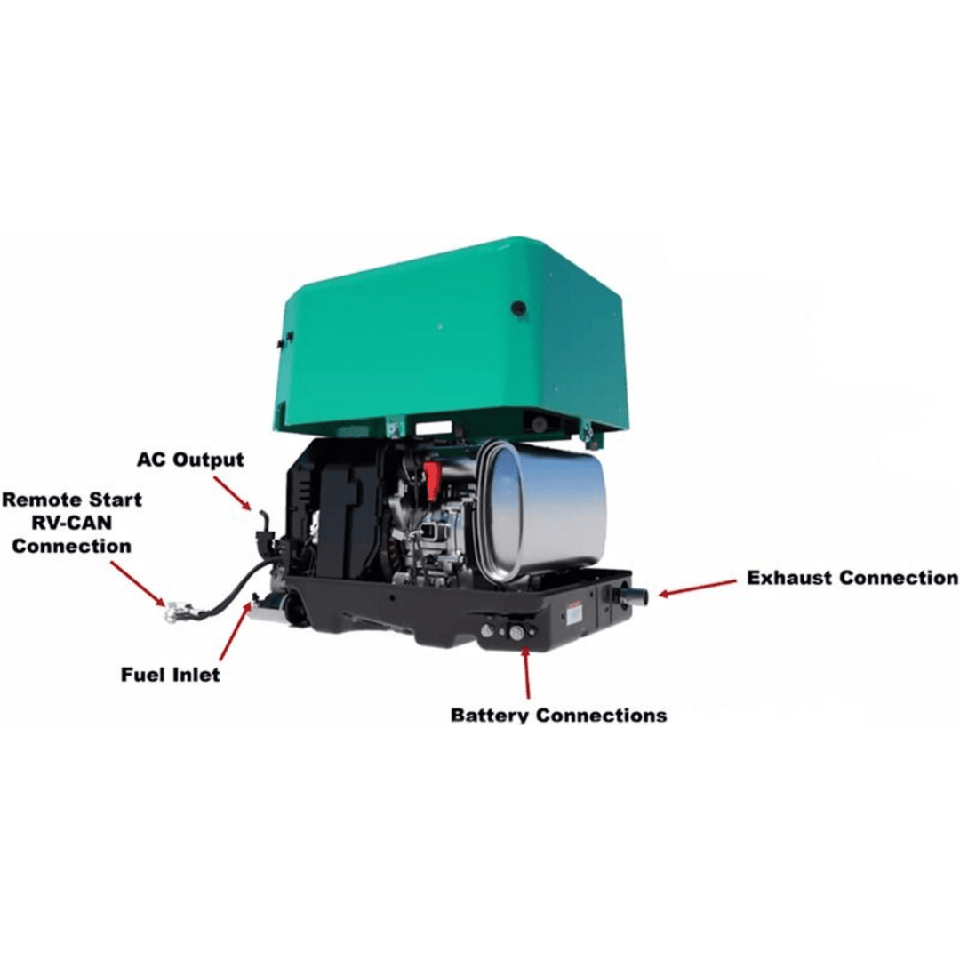 Meyer Cummins Onan 2.8HGLAA-8311 gas generator with 2.8KW capacity, phase IV, industrial-grade power unit image