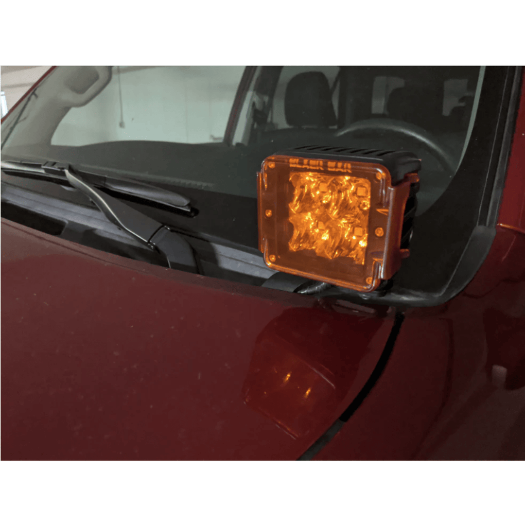 Black Oak LED 2 Inch Pod Lens Cover Red Durable Protection - POWER FIT SHOP — Powering Preparedness, Health &amp; Home