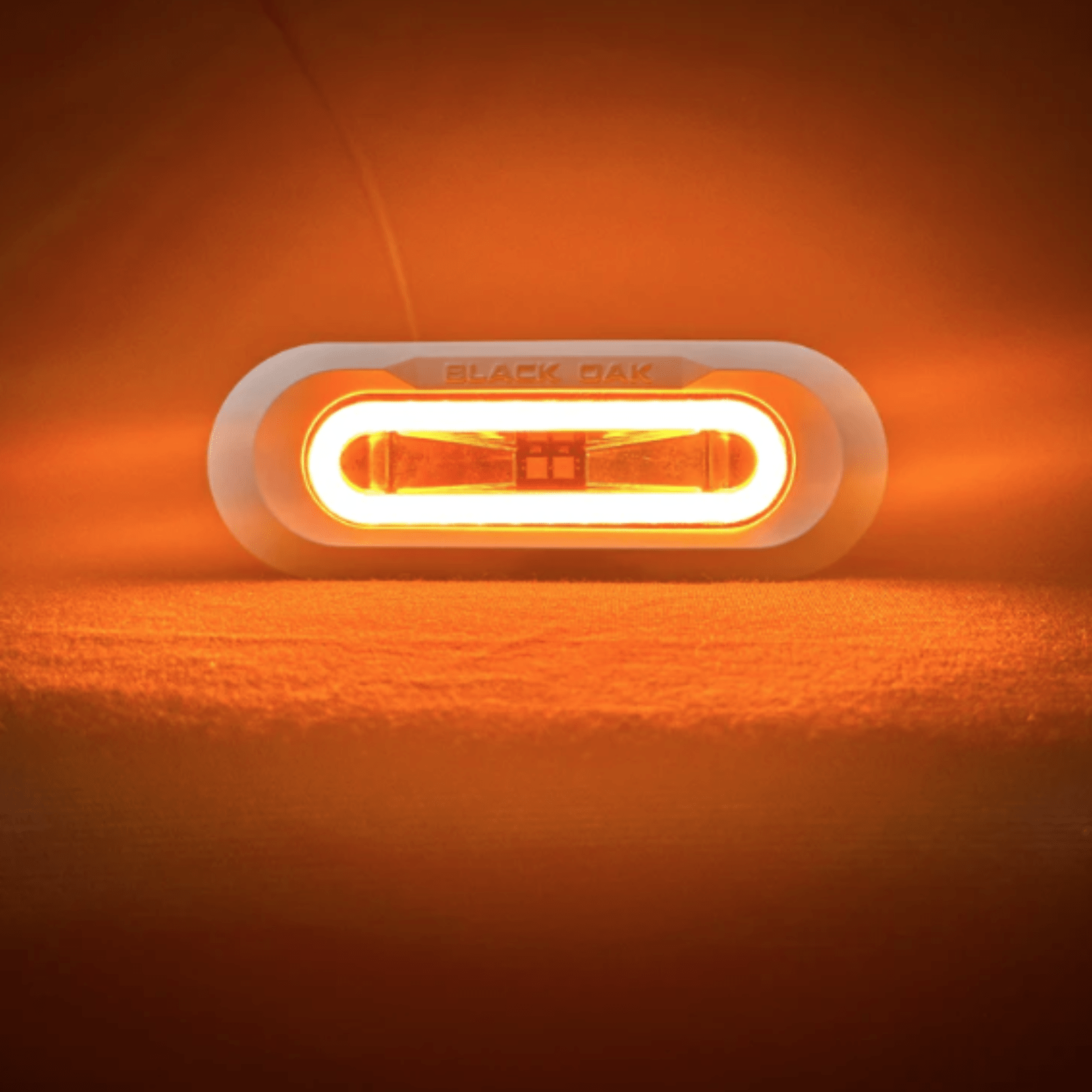 Black Oak LED Low Pro Spreader Light Amber Accent White Housing Bracket Mount - POWER FIT SHOP — Powering Preparedness, Health & Home