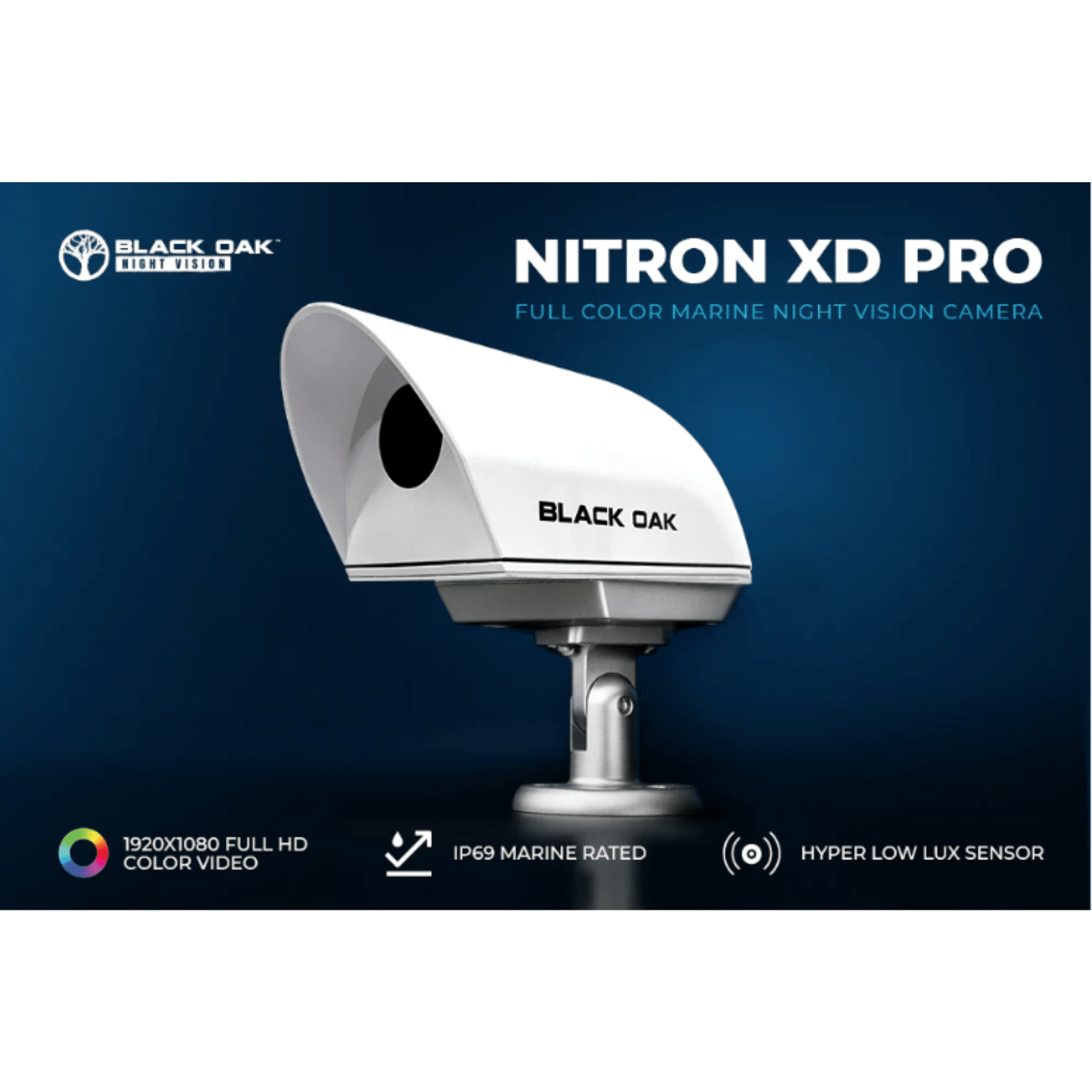Black Oak LED Nitron XD Pro Spreader Light White Housing Undermount Analog - POWER FIT SHOP — Powering Preparedness, Health & Home