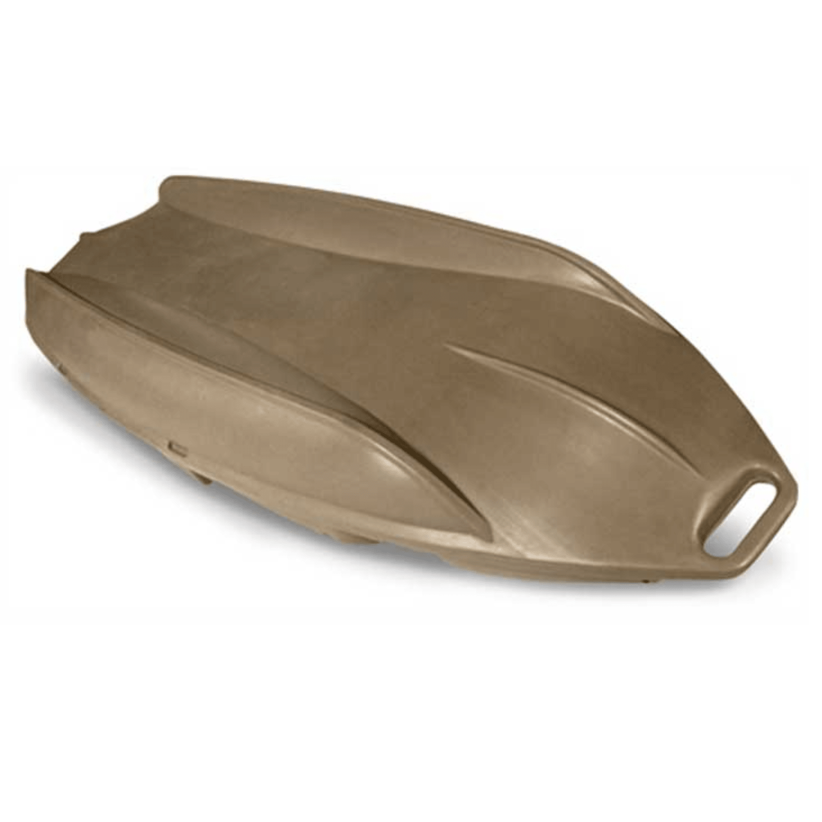 Meyer Beavertail Stealth 2000 marsh brown waterfowl kayak, 12ft durable kayak designed for fishing and bird hunting.