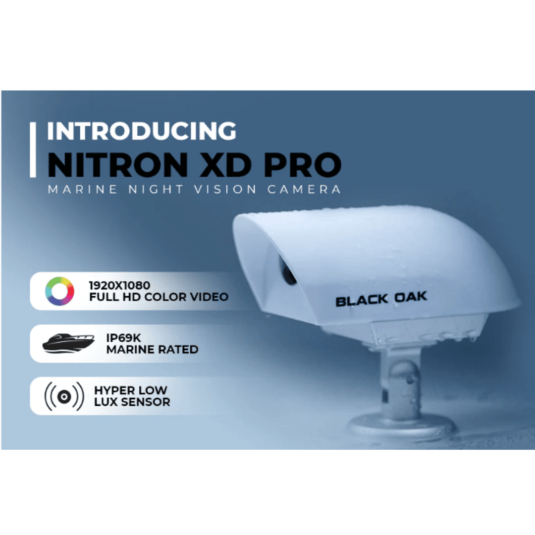 Black Oak LED Nitron XD Pro Spreader Light White Housing Standard Mount HDMI - POWER FIT SHOP — Powering Preparedness, Health &amp; Home
