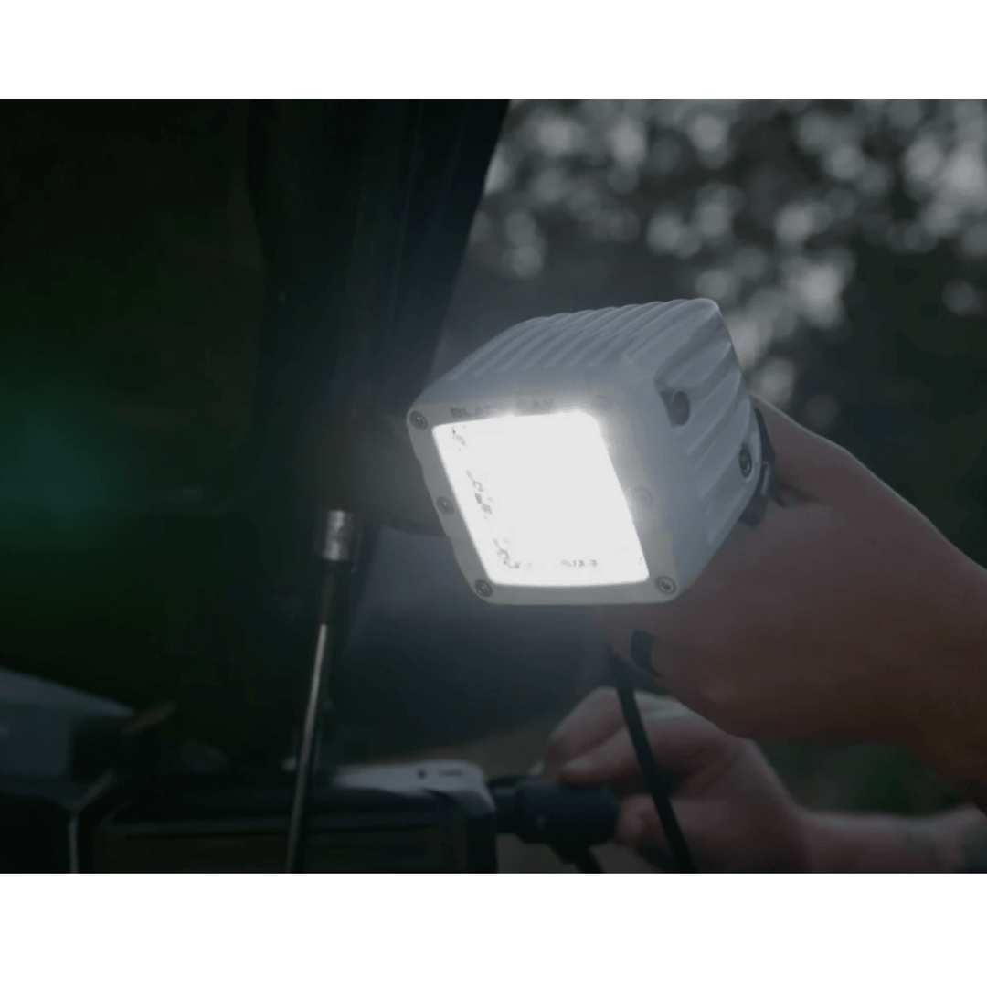 Black Oak LED 2in GoPOD Light Bar 10W Diffused Beam Black Housing Clamp Mount - POWER FIT SHOP — Powering Preparedness, Health &amp; Home