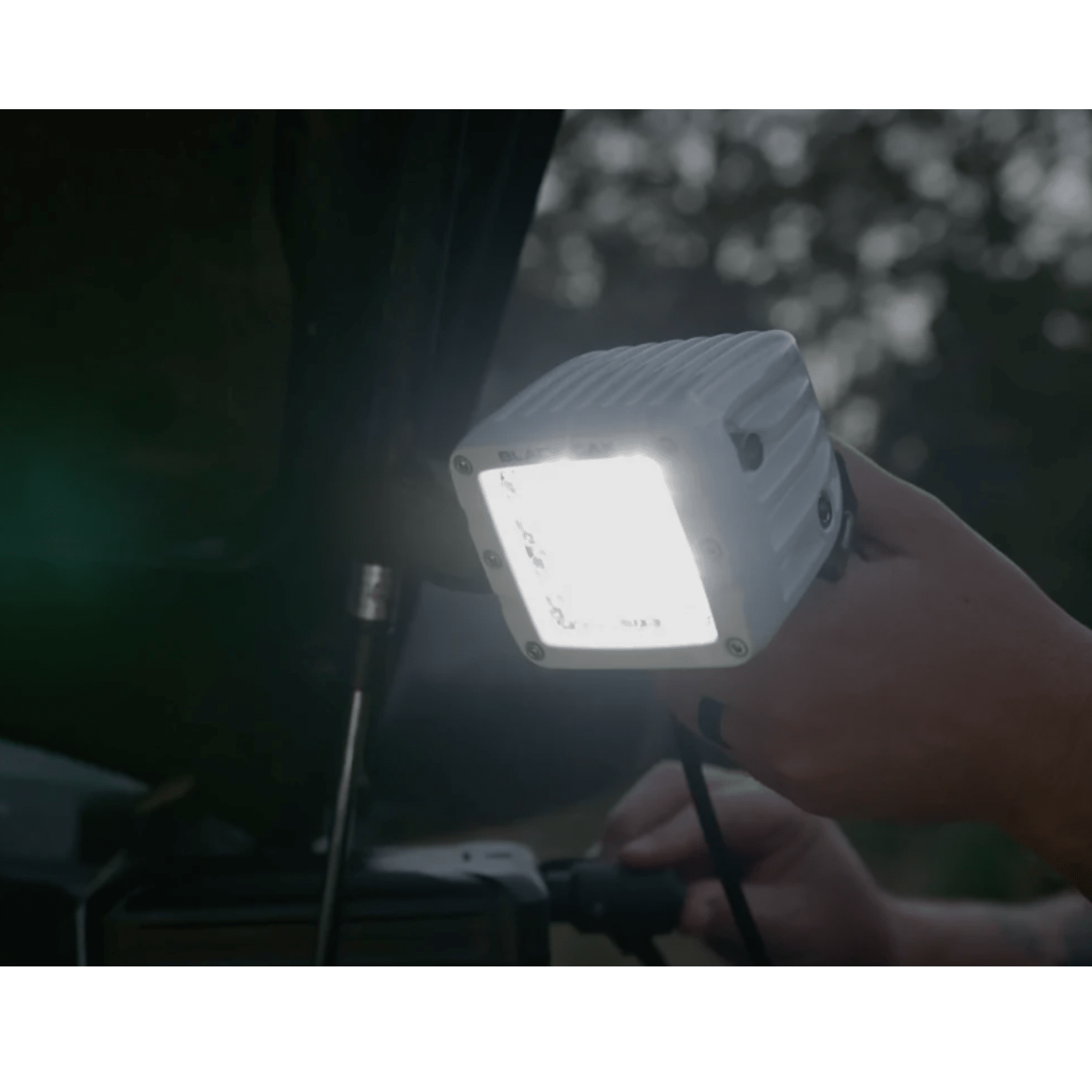 Black Oak LED 2in GoPOD Light Bar 10W Diffused Beam Black Housing Clamp Mount - POWER FIT SHOP — Powering Preparedness, Health & Home