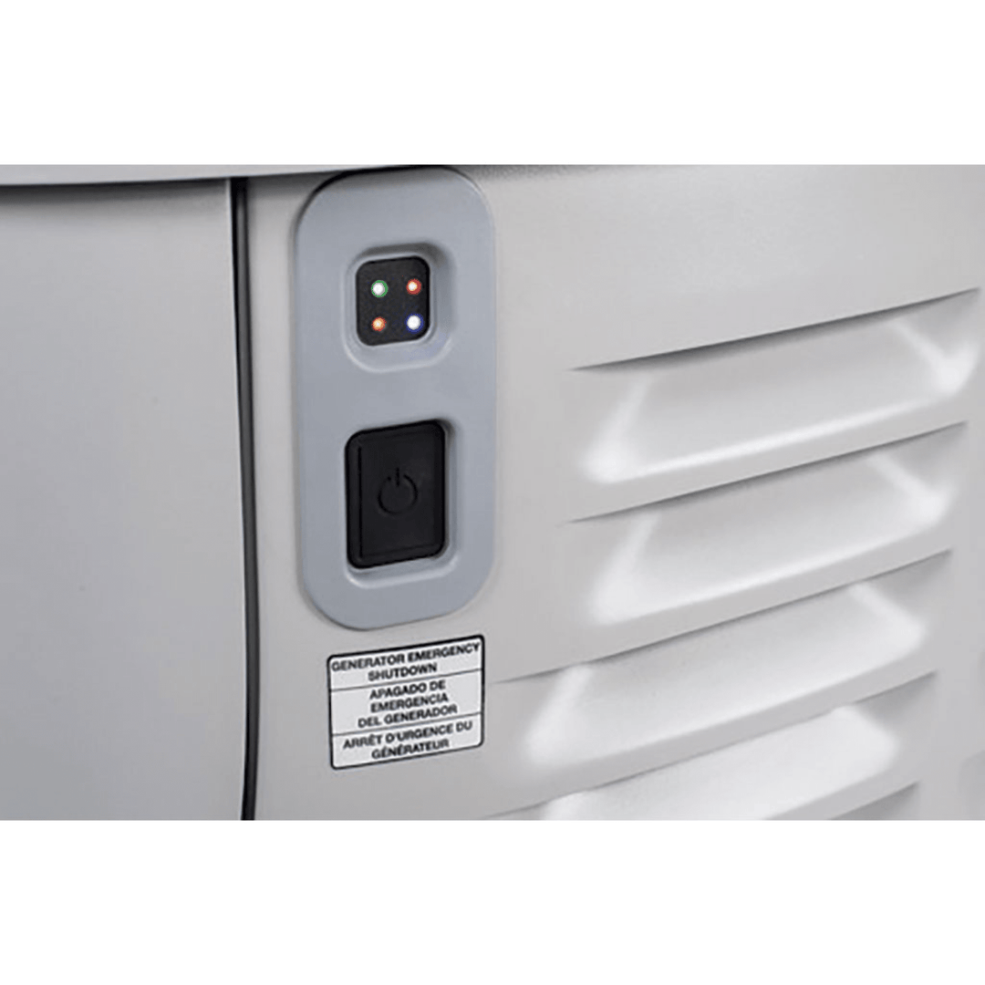 Meyer Generac Guardian 24kW home standby generator with 200A transfer switch for whole house backup power system