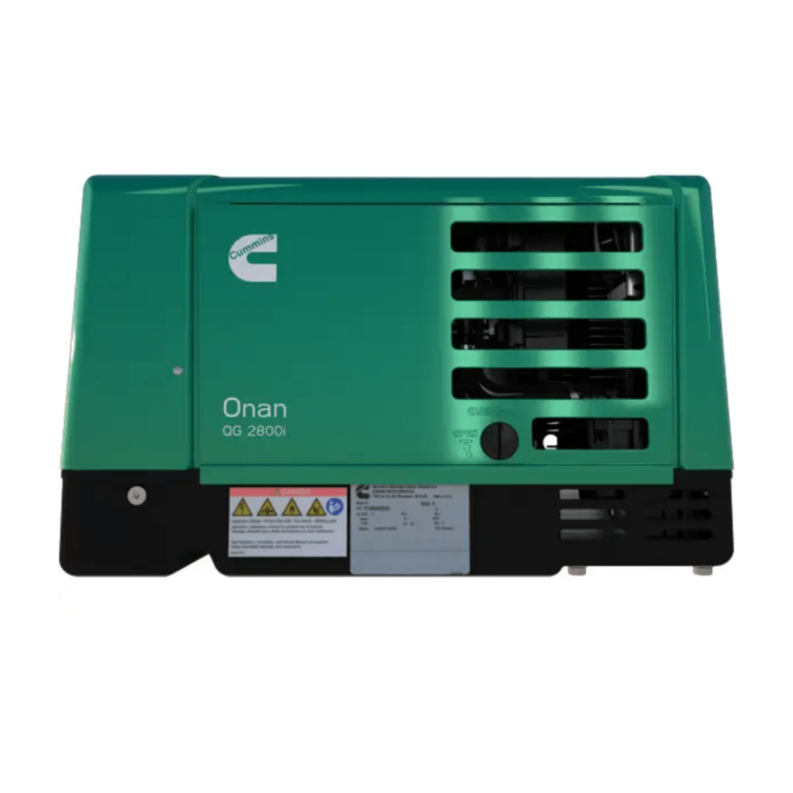 Meyer Cummins Onan 2.5HGLAA-8310 2.5KW LP RV generator with single-phase design, shown in a detailed product image.