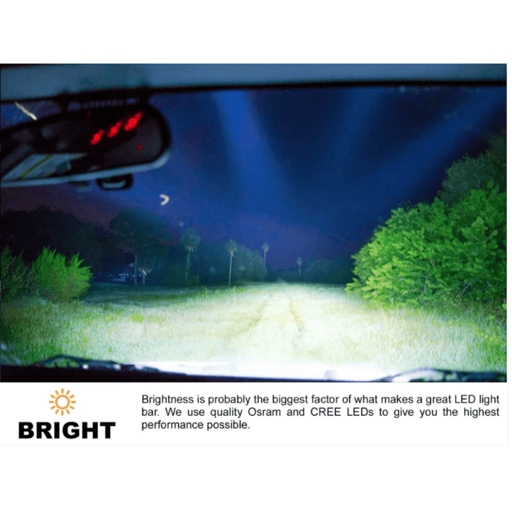Black Oak LED 6in Double Row Light Bar 5W Diffused Beam White Housing Straight - POWER FIT SHOP — Powering Preparedness, Health &amp; Home