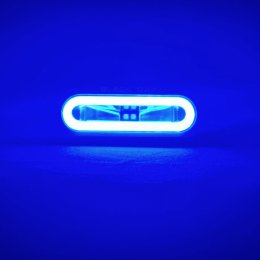 Black Oak LED Low Pro Spreader Light Blue Accent Black Housing Bracket Mount - POWER FIT SHOP — Powering Preparedness, Health &amp; Home