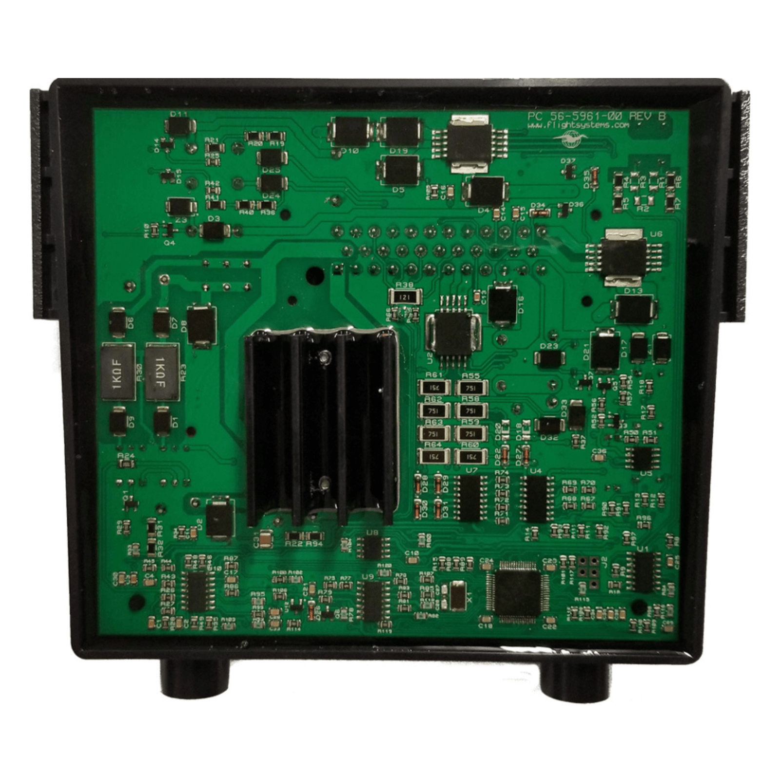 Meyer Cummins Onan generator control replacement board with circuit connections and electronic components.