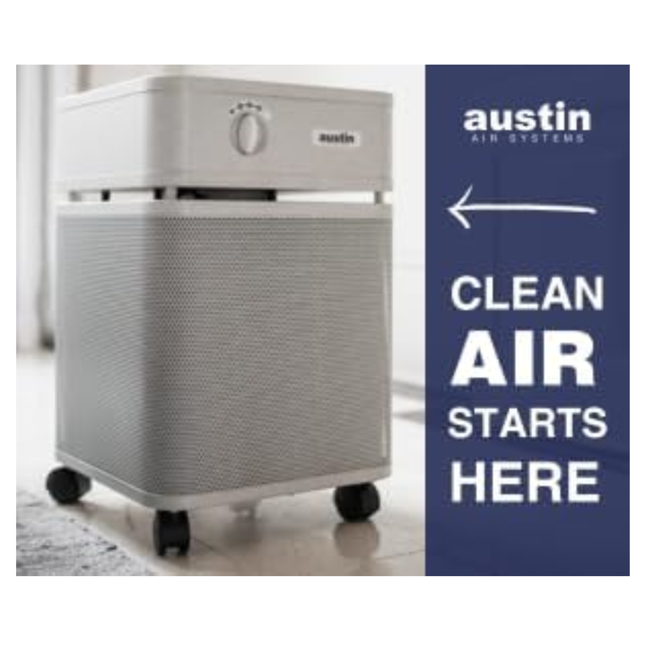 Austin Air HealthMate Plus Air Purifier HEPA – 110–120V (USA Model) – Sandstone