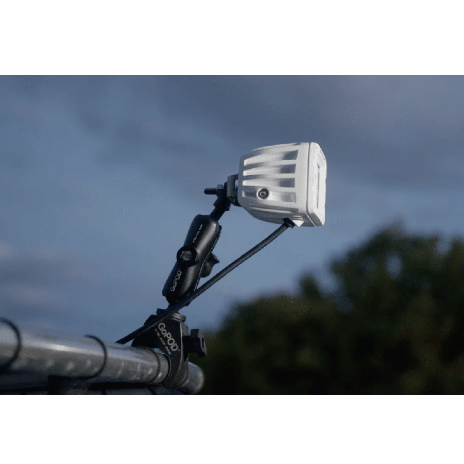 Black Oak LED 2in GoPOD Light Bar 10W Diffused Beam White Housing Suction Mount - POWER FIT SHOP — Powering Preparedness, Health & Home