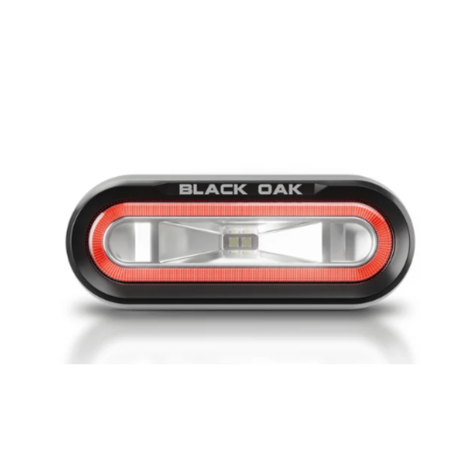 Black Oak LED Low Pro Spreader Light Red Accent Black Housing Bracket Mount - POWER FIT SHOP — Powering Preparedness, Health & Home
