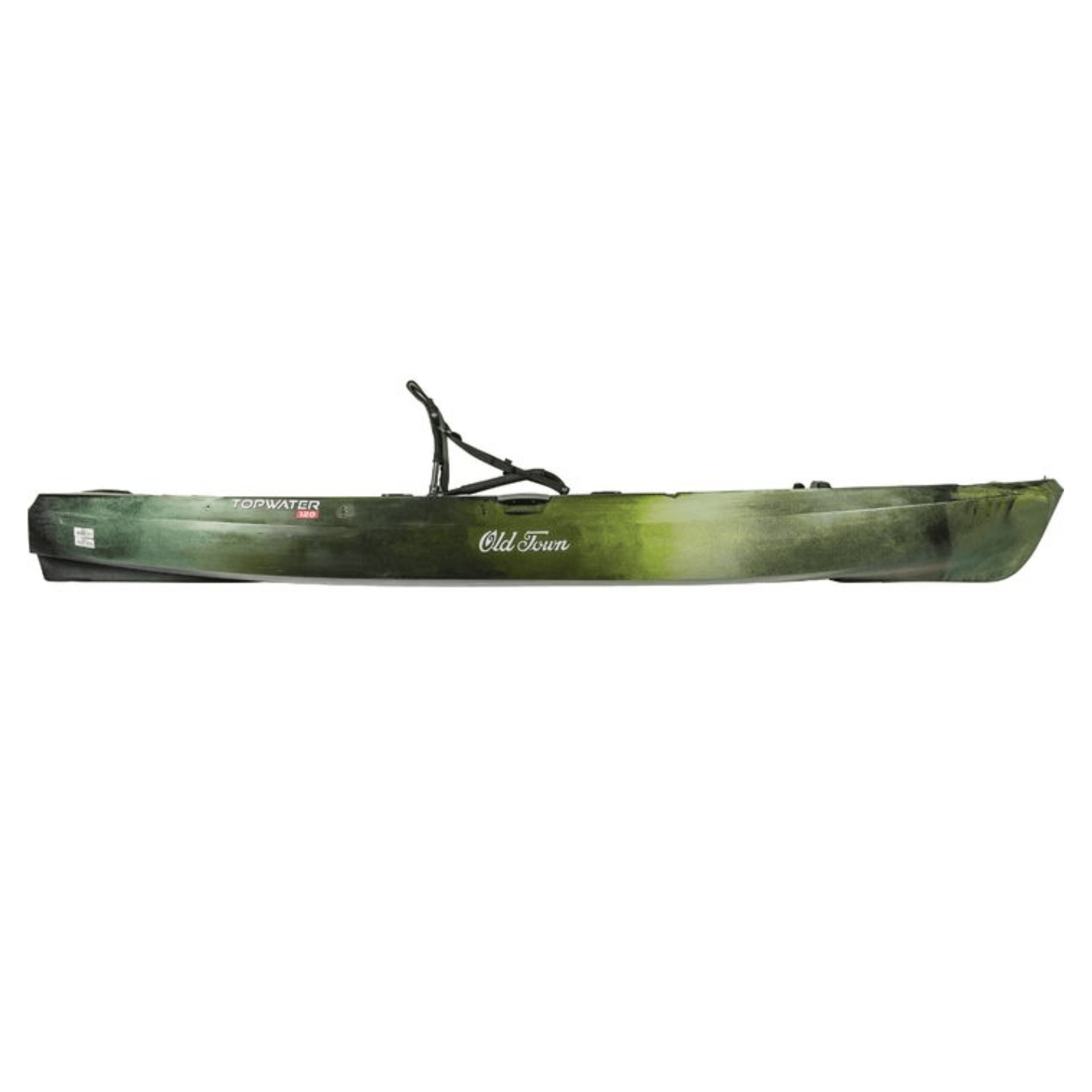 Meyer Old Town Topwater 12 ft sit-on-top paddle kayak with First Light color, lightweight single-layer design for recreational water trips.