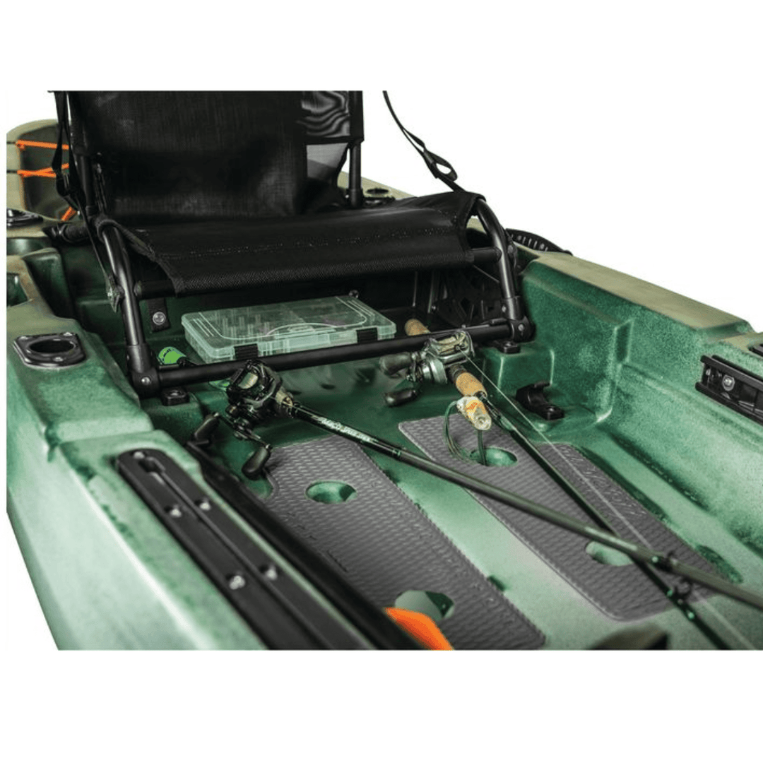 Meyer Old Town Topwater 10 ft 6 in fishing kayak, sit-on-top paddle kayak with First Light color, ideal for recreational fishing.