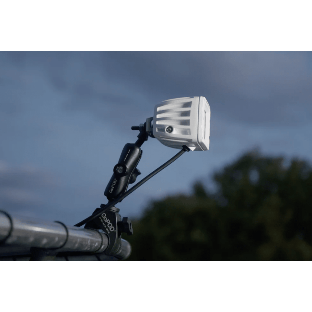 Black Oak LED 2in GoPOD Light Bar 10W Spot Beam White Housing Suction Mount - POWER FIT SHOP — Powering Preparedness, Health &amp; Home