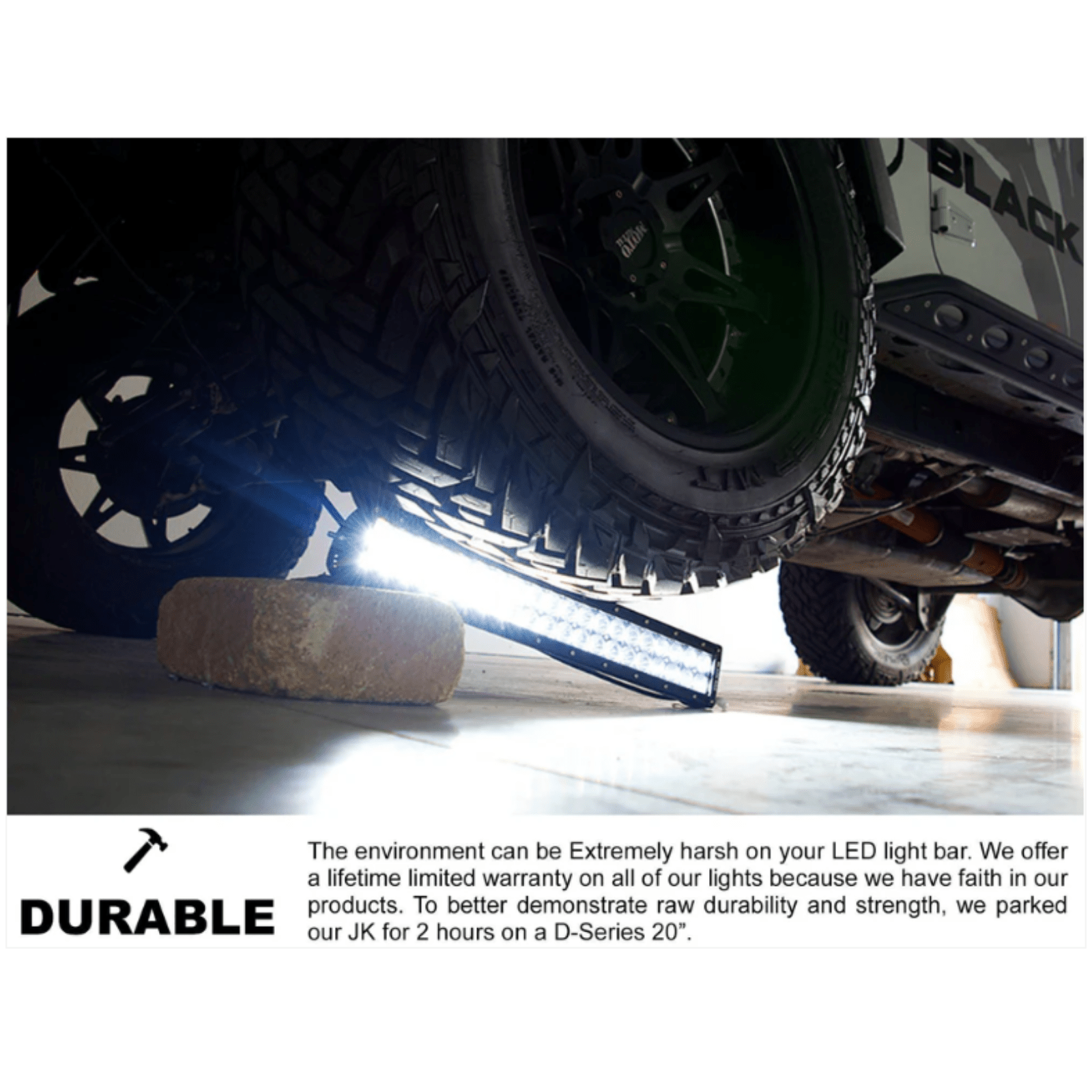 Black Oak LED 6in Double Row Light Bar 5W Diffused Beam White Housing Straight - POWER FIT SHOP — Powering Preparedness, Health & Home