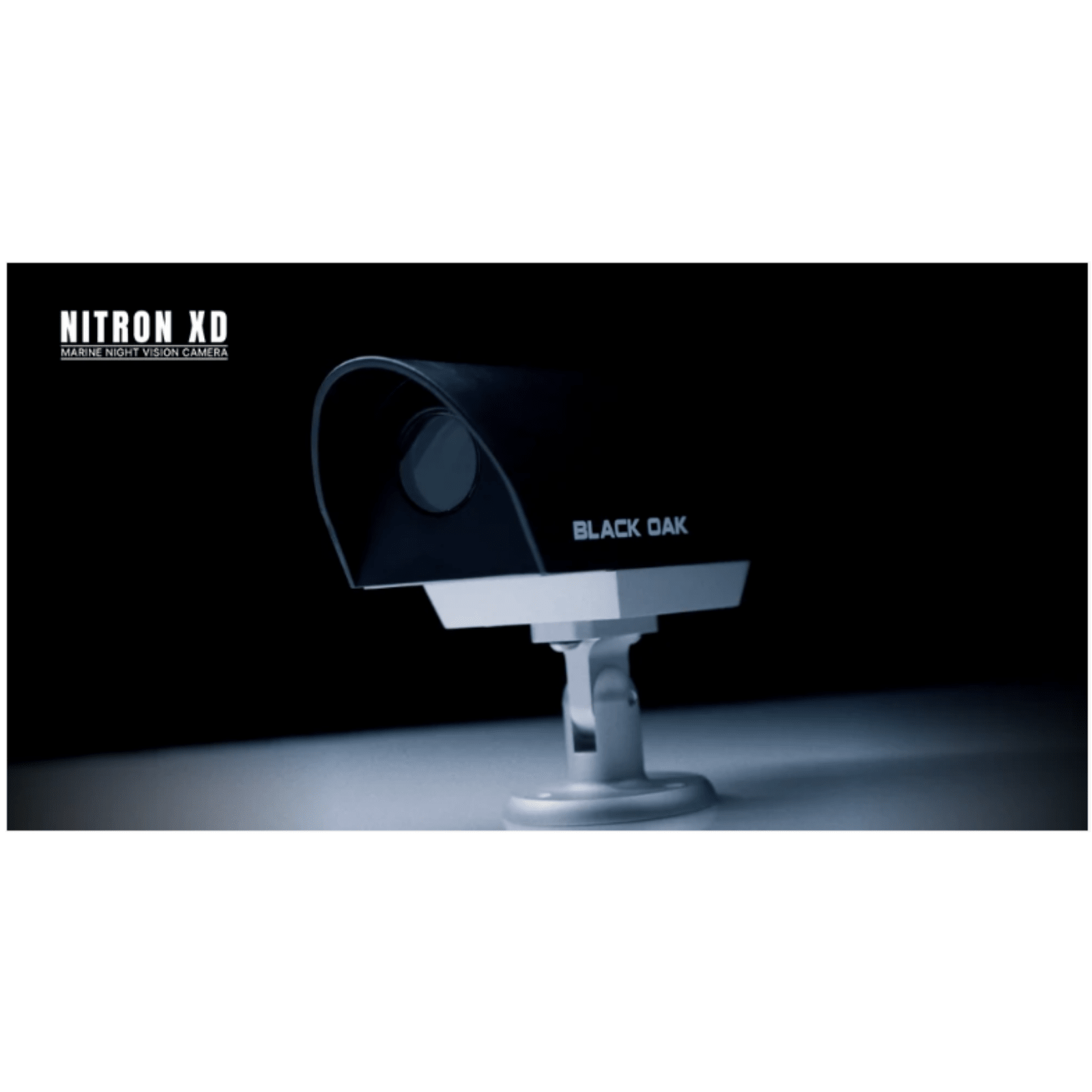 Black Oak LED Nitron XD Pro Spreader Light White Housing Standard Mount HDMI - POWER FIT SHOP — Powering Preparedness, Health & Home