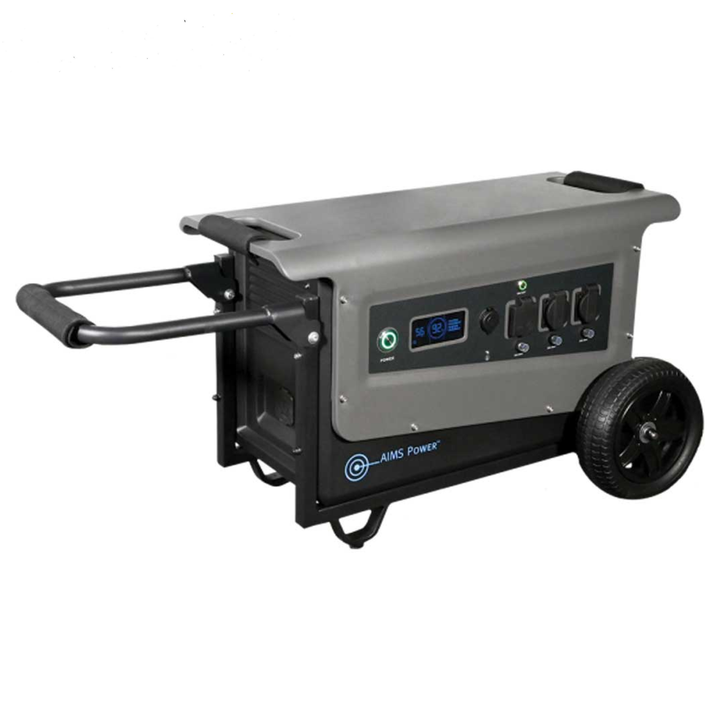 AIMS Power 5.04 KWH 33 AMP Portable Solar Generator Lithium Battery Backup - POWER FIT SHOP — Powering Preparedness, Health &amp; Home