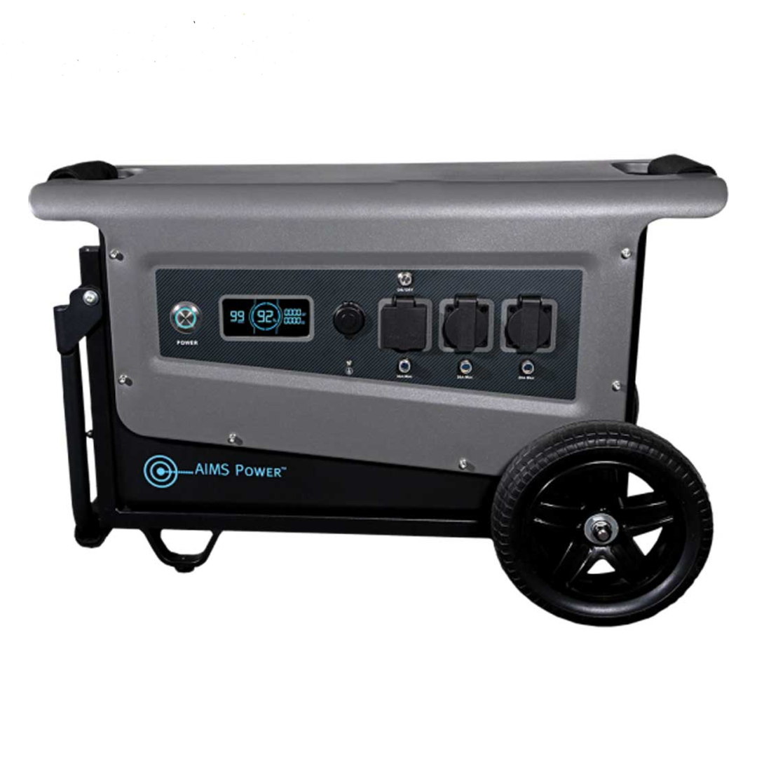 AIMS Power 5.04 KWH 33 AMP Portable Solar Generator Lithium Battery Backup - POWER FIT SHOP — Powering Preparedness, Health &amp; Home