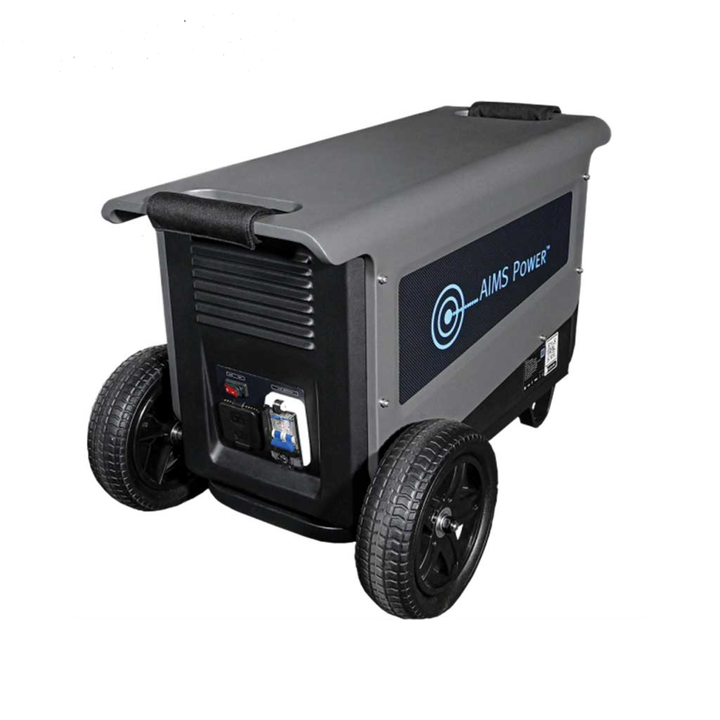 AIMS Power 5.04 KWH 33 AMP Portable Solar Generator Lithium Battery Backup - POWER FIT SHOP — Powering Preparedness, Health &amp; Home
