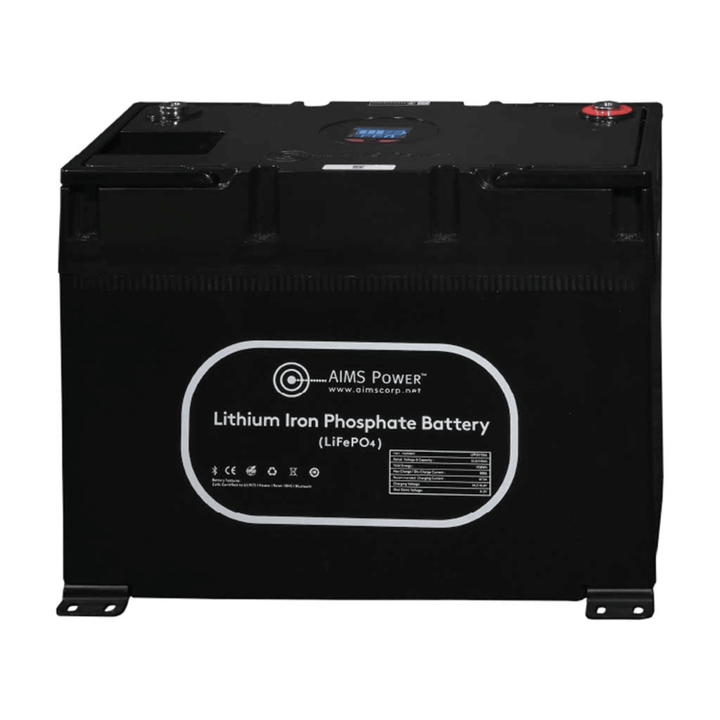 AIMS Power 12V 135Ah Lithium Battery Bluetooth Heater Wake Up Long Life