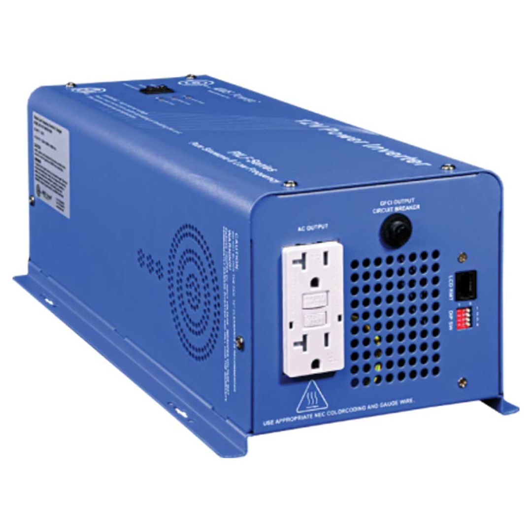 AIMS Power Industrial 1000W 12V 8 AMP Low Frequency Pure Sine Power Inverter