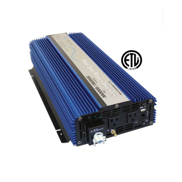 AIMS Power Inc 3000 Watt Pure Sine Inverter ETL Conforms To UL 458 CSA 22.2