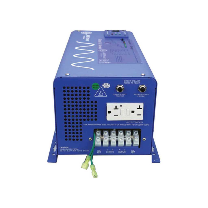 AIMS Power Inc 3000 Watt 12 Volt Pure Sine Wave Inverter Charger Auto Gen Start