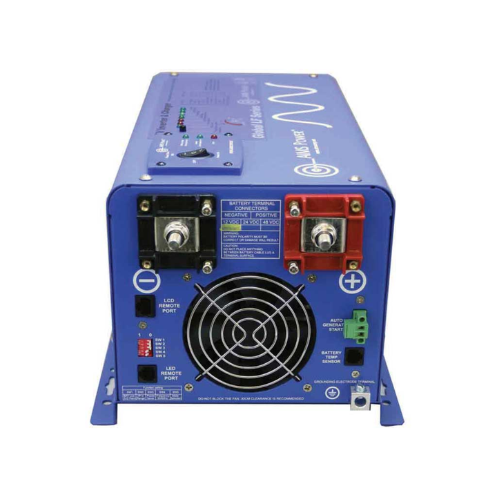 AIMS Power Inc 3000 Watt 12 Volt Pure Sine Wave Inverter Charger Auto Gen Start