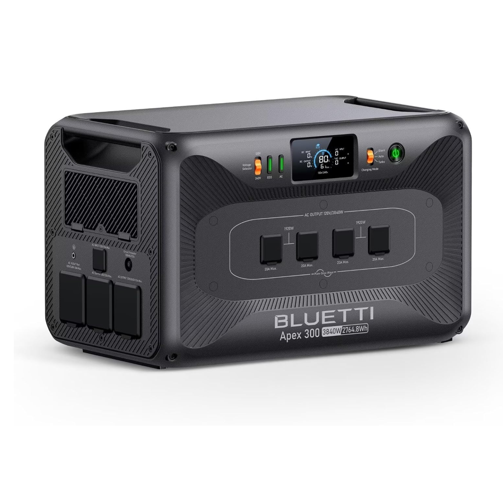 Bluetti Apex 300 Portable Power Station 2765Wh 3840W Solar Generator Home Backup - POWER FIT SHOP — Powering Preparedness, Health & Home