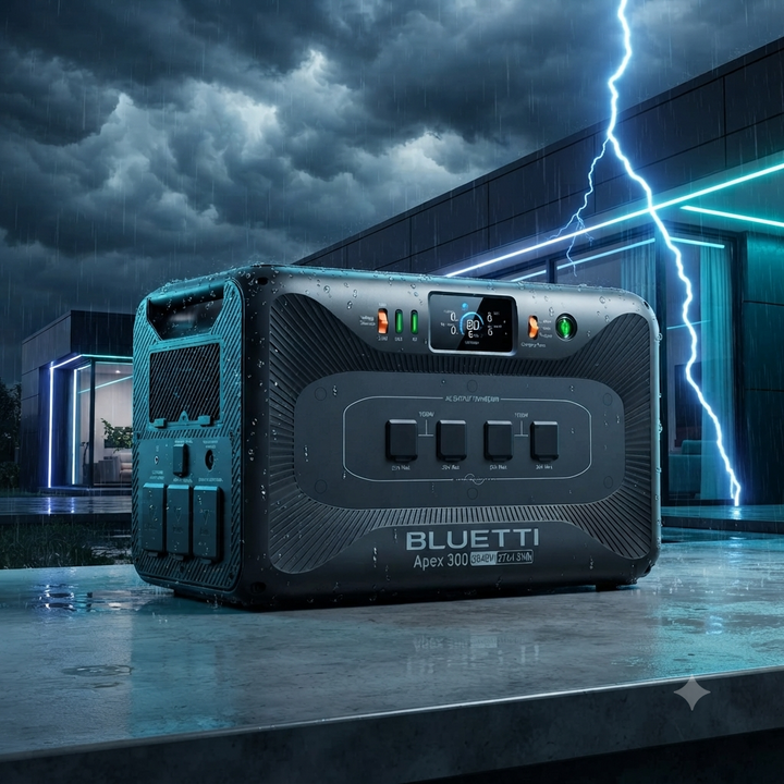 Bluetti Apex 300 Portable Power Station 2765Wh — Remote Power, RV Ready, Storm Backup