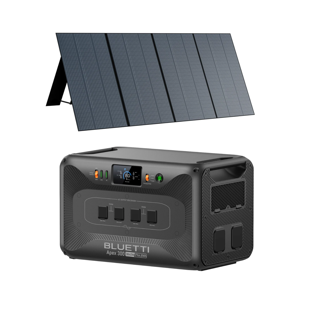 Bluetti Apex 300 Solar Ready Power Station 2764.8Wh + 350W PV Solar Panel