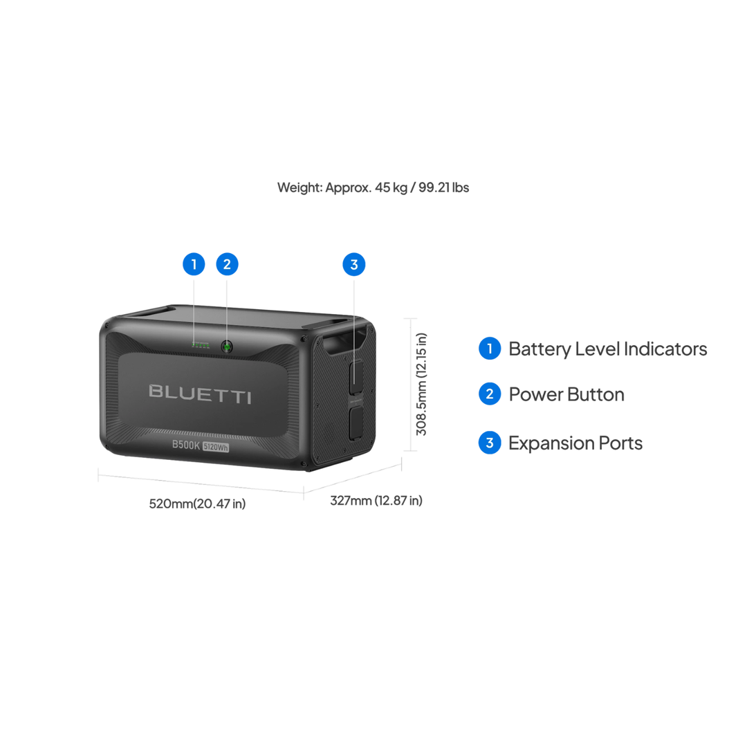 Bluetti Apex 300 Portable Power Station 7884.8Wh + QTY 1 OF B500K Battery