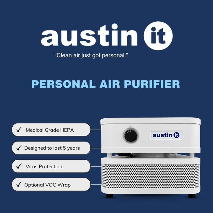 Austin Air IT Unit With HEPA Compact Allergy Purifier For Dust White C100C1