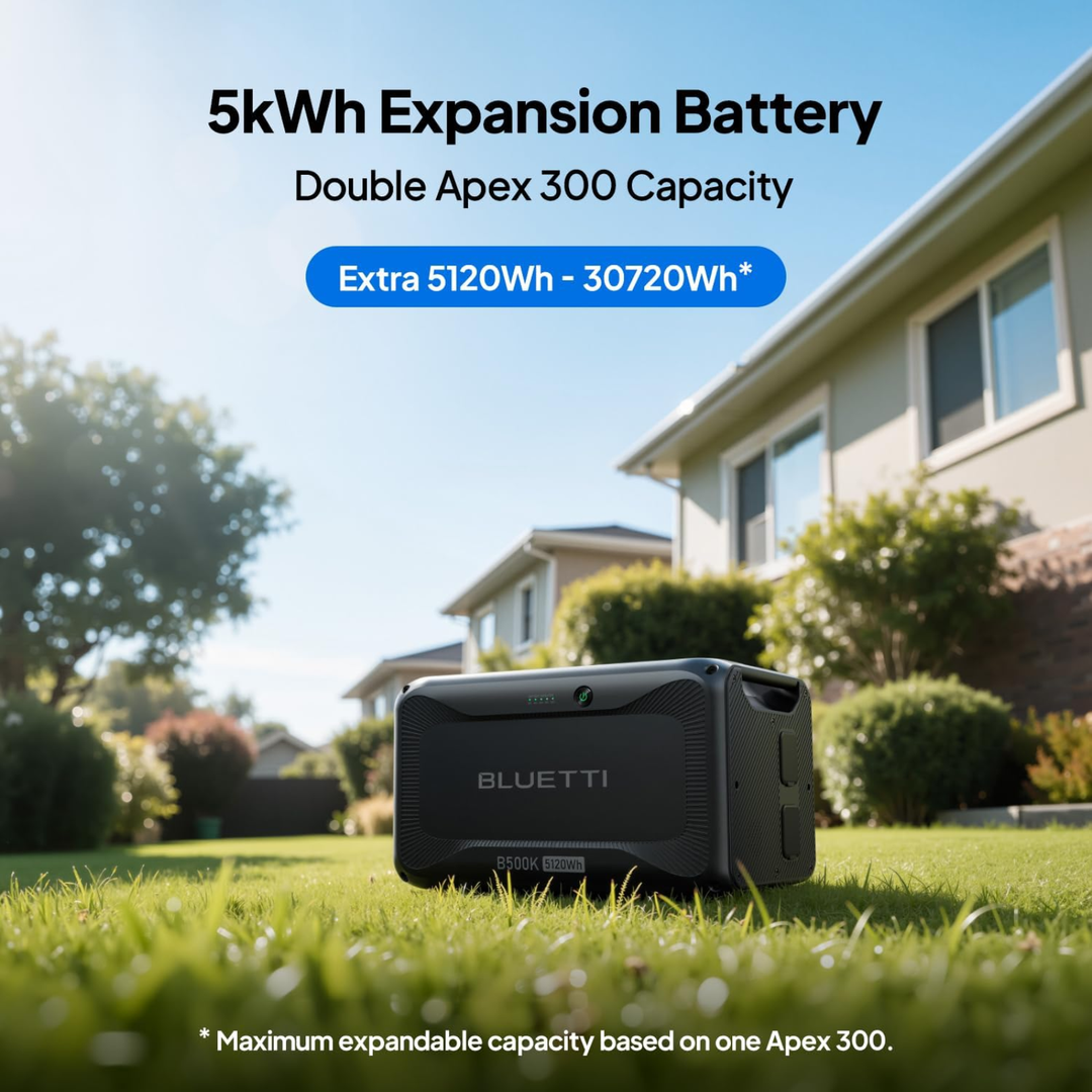 Bluetti B500K LiFePO4 Expansion Battery For AC200L Power Station 120 Volts - POWER FIT SHOP — Powering Preparedness, Health &amp; Home