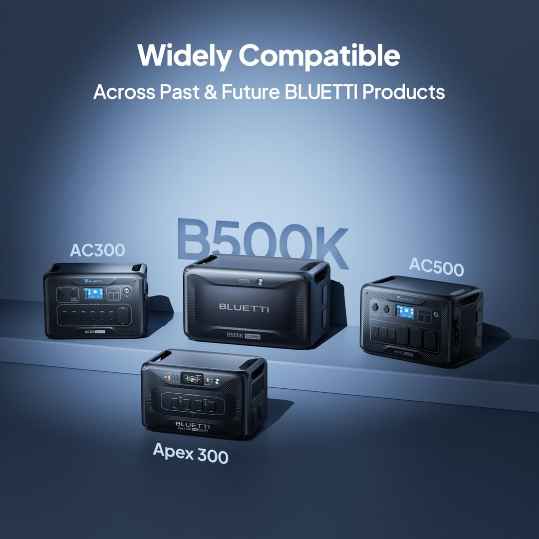 Bluetti B500K LiFePO4 Expansion Battery For AC200L Power Station 120 Volts - POWER FIT SHOP — Powering Preparedness, Health &amp; Home