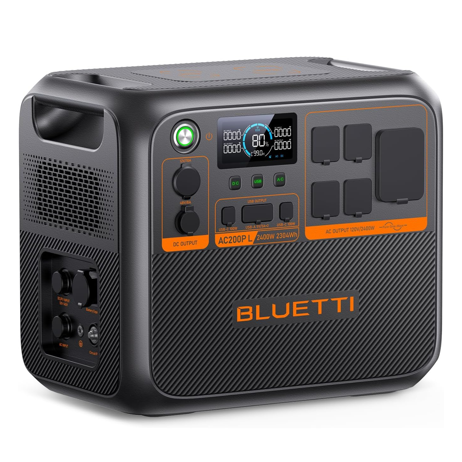 Bluetti AC200PL 2400W Portable Power Station Home RV Outdoor Backup - POWER FIT SHOP — Powering Preparedness, Health & Home