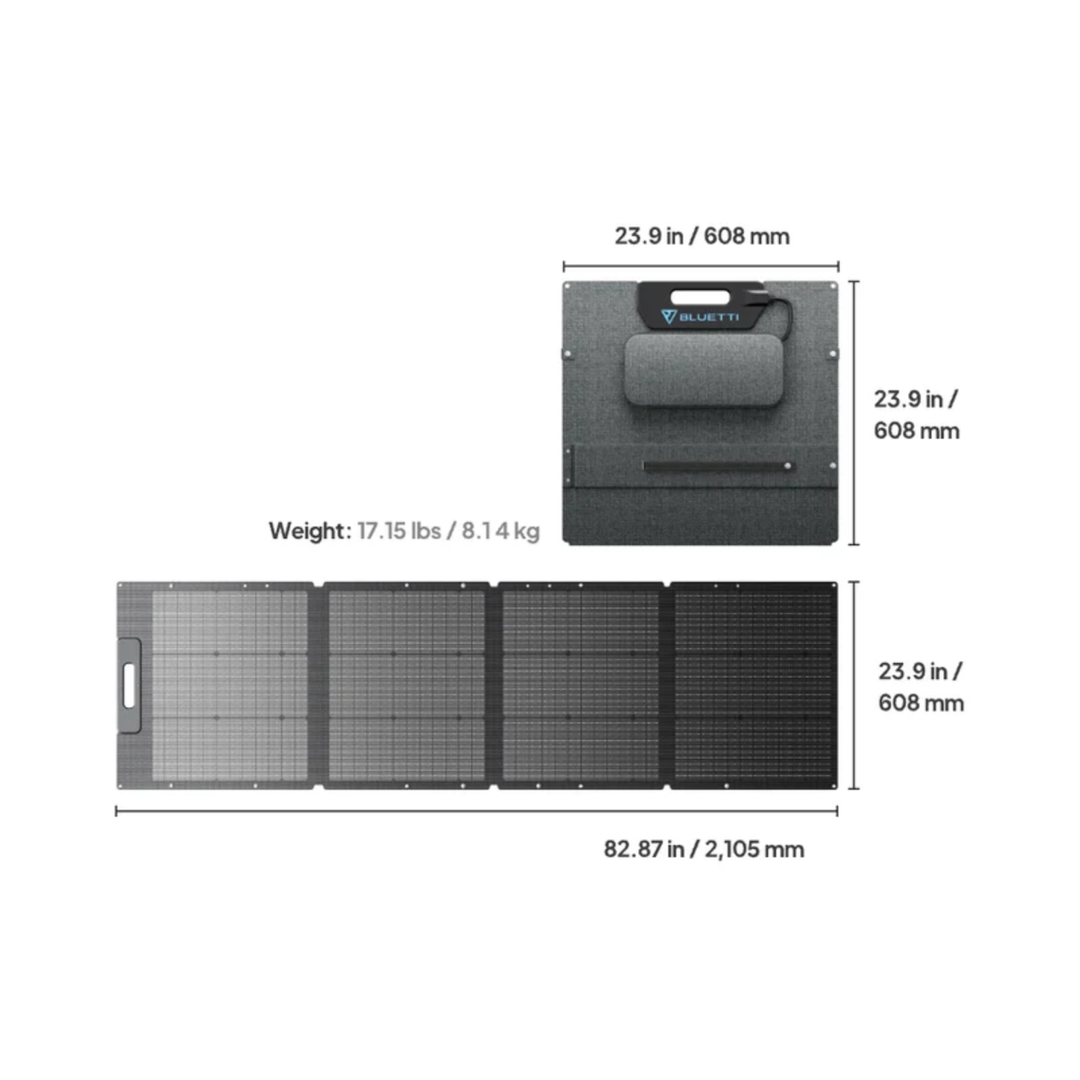 BLUETTI AC200L Solar Ready Power Station 2400W + 200W Portable Solar Panel