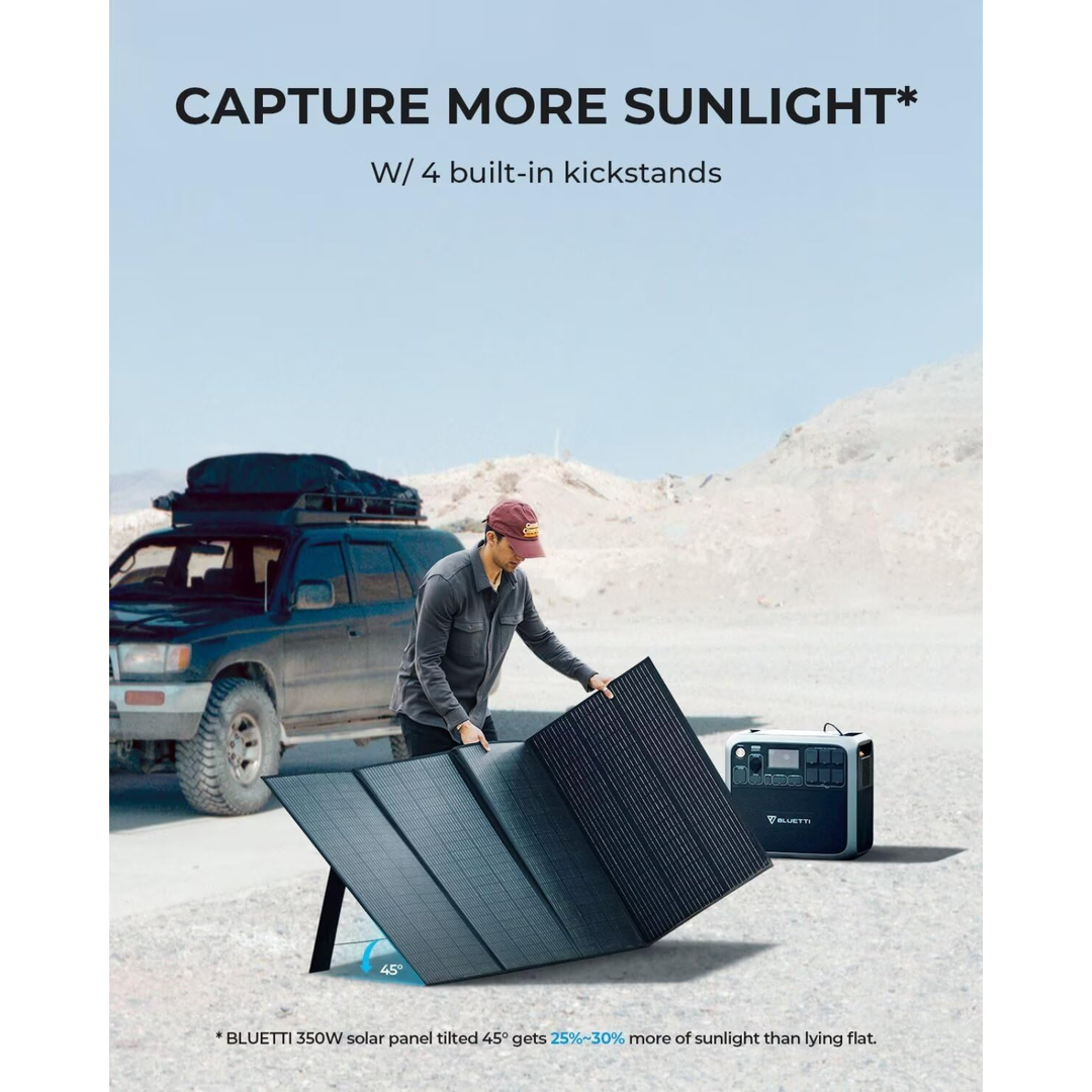 Bluetti 350W Solar Panel Foldable Solar Panel For RV Camping Power Outage - POWER FIT SHOP — Powering Preparedness, Health &amp; Home