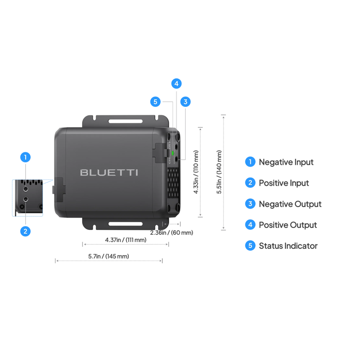 Bluetti AC180P Solar Ready Power Station + Charger 1 Alternator Charger