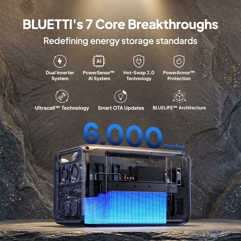 Bluetti Apex 300 Solar Ready Power Station 2764.8Wh + 350W PV Solar Panel