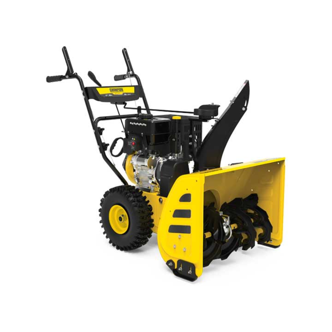 Champion Power Equipment 27Inch Two Stage Gas Snow Blower Electric Start 6 Speed - POWER FIT SHOP — Powering Preparedness, Health &amp; Home