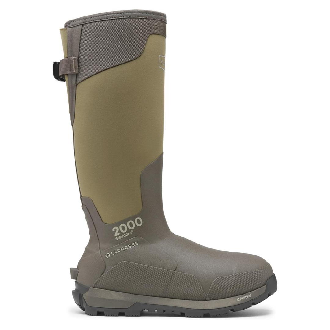 LaCrosse Alphaburly Aero 17 Inch Mens 2000G Brown Insulated Boots Size 10