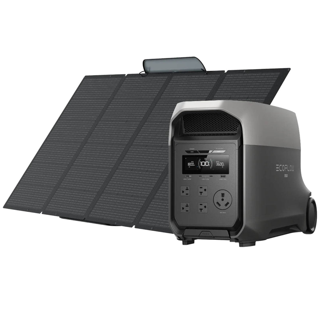EcoFlow DELTA 3 ULTRA Power Station With 400W Solar Panel 3072Wh