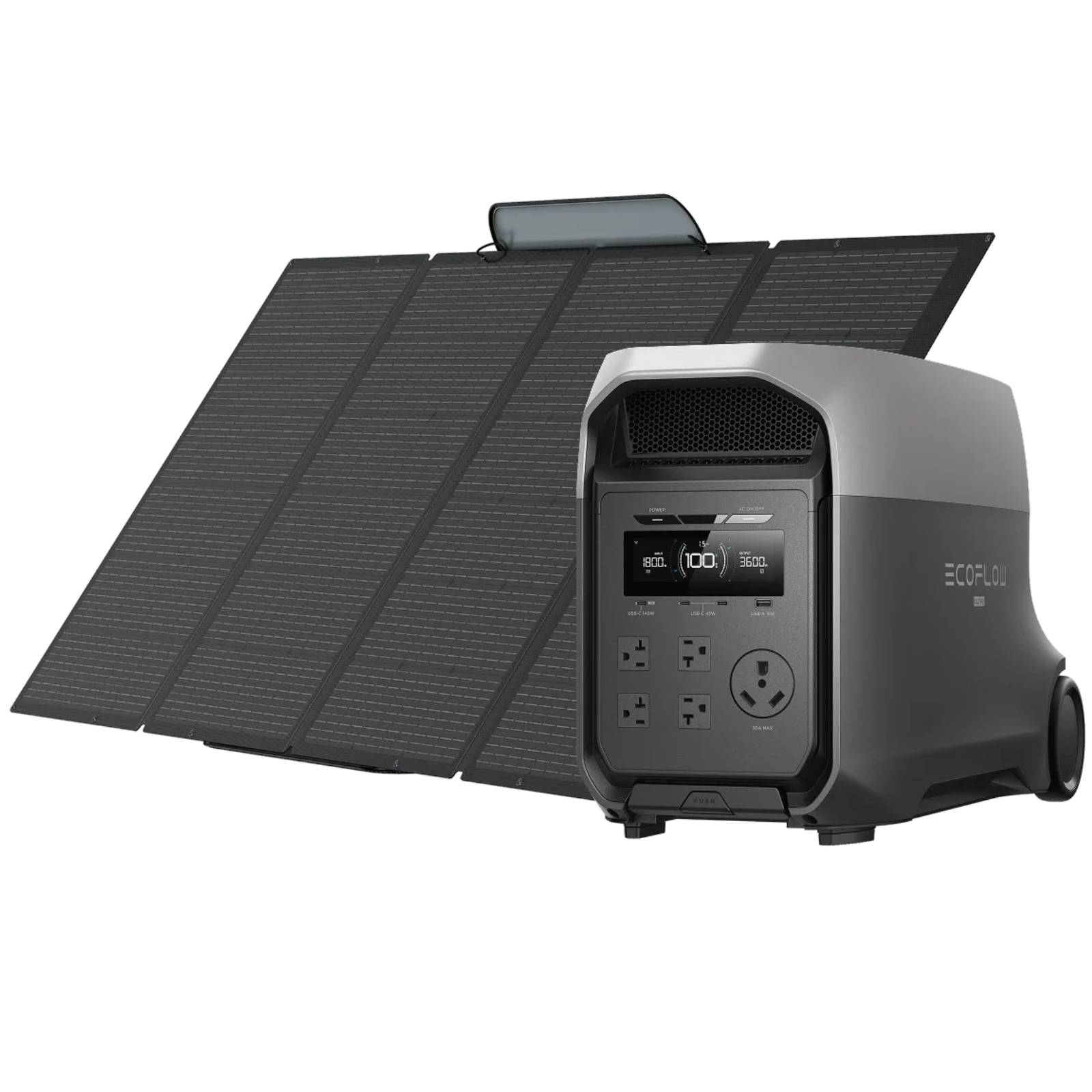 EcoFlow DELTA 3 ULTRA Power Station With 400W Solar Panel 3072Wh