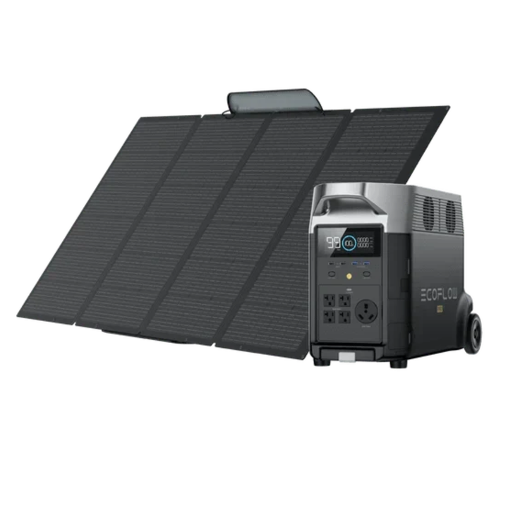 EcoFlow DELTA Pro Power Station with Qty 1 of 400W Solar Panel