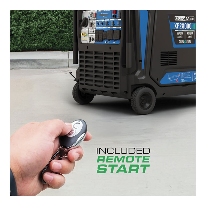 DuroMax 28000W Dual Fuel Inverter Generator Portable Home Backup Power XP28000IH - POWER FIT SHOP — Powering Preparedness, Health &amp; Home