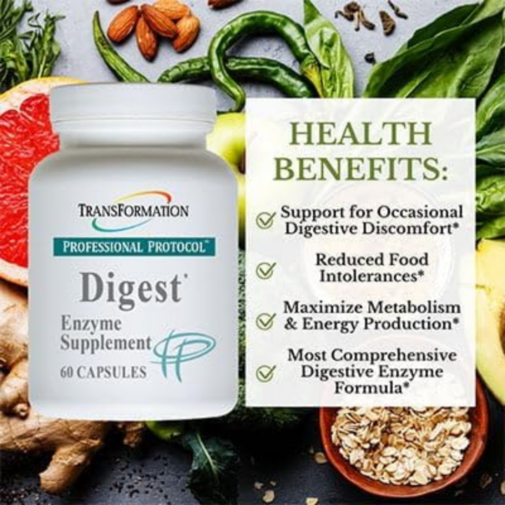 Transformation Enzymes Digest Promotes Digestive Efficiency 60 Capsules