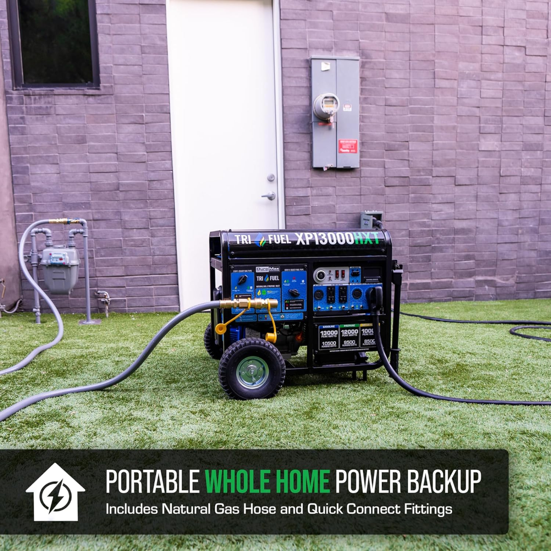 DuroMax XP13000HXT 13000 Watt Tri Fuel Portable Generator Home Backup Power - POWER FIT SHOP — Powering Preparedness, Health &amp; Home
