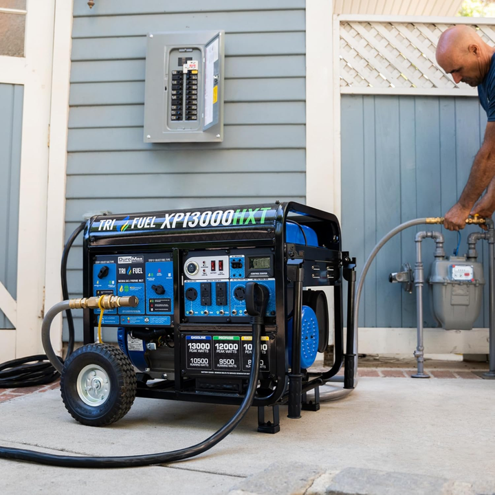 DuroMax XP13000HXT 13000 Watt Tri Fuel Portable Generator Home Backup Power - POWER FIT SHOP — Powering Preparedness, Health &amp; Home